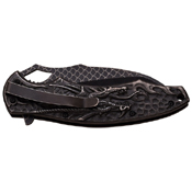 Masters Collection Laser Etch Titanium Coated Blade Folding Knife