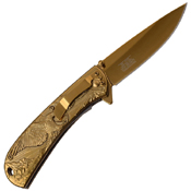 Masters Collection 3 Tone Process Handle Folding Knife