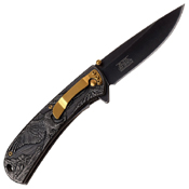 Masters Collection 3 Tone Process Handle Folding Knife