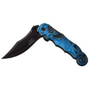 Masters Collection Embossed Printing Folding Knife