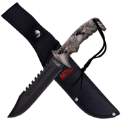 Digital Camo Nylon Fiber Handle Fixed Knife