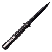317 Tactical 5 Inch Closed Black Folding Knife