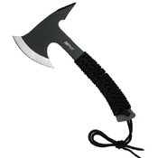 8.75 Inch Black Cord Wrapped Handle Axe