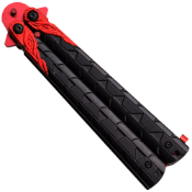 Master Cutlery MT-872RD Folding Knife - Handle w Red Dragon