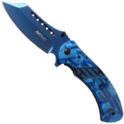 MTech USA 4.75 Inch Acrylic Handle Folding Knife
