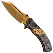 MTech USA 4.75 Inch Acrylic Handle Folding Knife