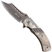 MTech USA 4.75 Inch Acrylic Handle Folding Knife