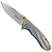 Beadblast Blade Folding Knife