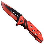 MTech USA Black/Electro-Plated Two Tone Blade Folding Knife