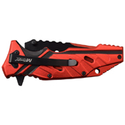 MTech USA Black/Electro-Plated Two Tone Blade Folding Knife