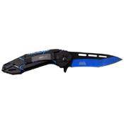 MTech USA Electro Plated Blade Folding Knife