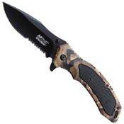 4.5 Inch Closed Half Serrated Folding Knife
