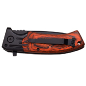 MTech USA A853 Pakkawood Handle Folding Knife