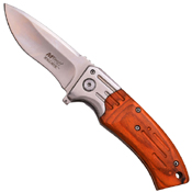 MTech USA A853 Pakkawood Handle Folding Knife