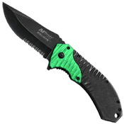 MT-A885GN 4.75 Closed Green Folding Knife