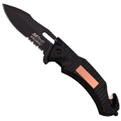 4.75 Inch Closed Half Serrated Folding Knife