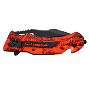 4.75 Inch Closed Half Serrated Folding Knife