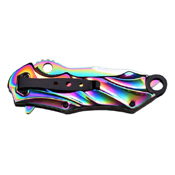 A888 Half-Serrated Edge Folding Knife