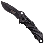 A888 Half-Serrated Edge Folding Knife
