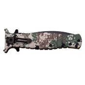 Rubberized Aluminum Handle Folding Knife