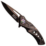 Titanium Finished Blade Folding Knife