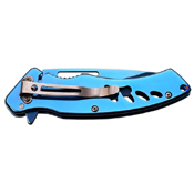 Titanium Finished Blade Folding Knife