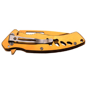 Titanium Finished Blade Folding Knife