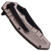 A929 Dual Tone Tanto Blade Folding Knife
