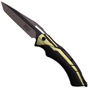 A934 Two-Tone Aluminum Handle Folding Knife