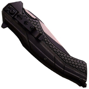 A934 Two-Tone Aluminum Handle Folding Knife