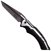 A934 Two-Tone Aluminum Handle Folding Knife