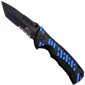A946 Half Serrated Tanto-Blade Folding Knife