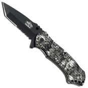 MU-A009 Grey Camo Folding Knife
