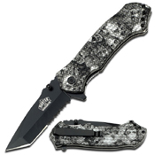 MU-A009 Grey Camo Folding Knife