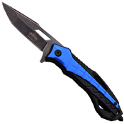 Master Cutlery USA Stonewash Finish Blade Folding Knife