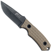 Extreme Stone Wash Tan Fixed Blade Knife