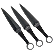 Master Cutlery Perfect Point 5mm Thick Blade 3pc Set 12 Throwing Knife