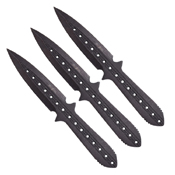 Perfect Point Black Oxidized Stonewash Thrower 3 Pcs Set