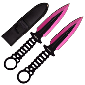 Perfect Point Stainless Steel Handle 2 Piece Set Throwing Knife