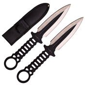 Perfect Point Stainless Steel Handle 2 Piece Set Throwing Knife