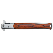 Tac-Force Red Pakkawood Handle Folding Knife