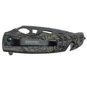 Tac-Force Black Spider Design Folding Knife