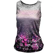 Moon Shine Camo Muddy Girl Burnout Tank Top