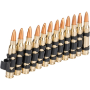 Super Realistic M249 5.56 Cartridge Belt - Set Of 12