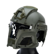 Matrix Medieval Iron Warrior Full Head Coverage Helmet