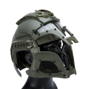 Matrix Medieval Iron Warrior Full Head Coverage Helmet