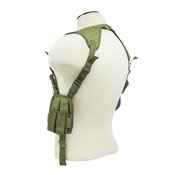 Ambidextrous Horizontal Shoulder Holster and Magazine Holder