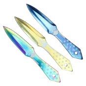 Punisher Throwing Knife Set w/Sheath - 6.5'