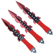 Equip yourself with precision: Aeroblades Throwing Knife Set with Sheath, 6.5'. Perfect for accuracy enthusiasts.