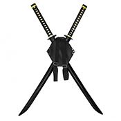 38.5-inch Red Mercenary Dual Swords